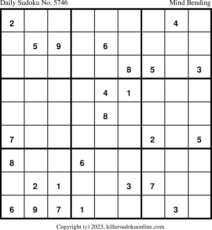 Killer Sudoku for 11/26/2023