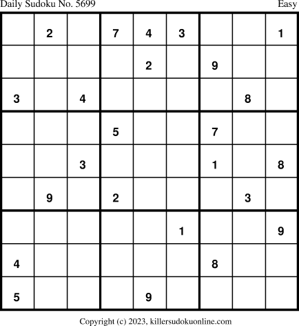 Killer Sudoku for 10/10/2023