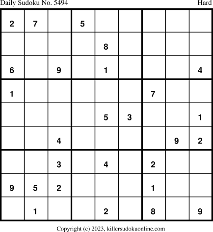 Killer Sudoku for 3/19/2023