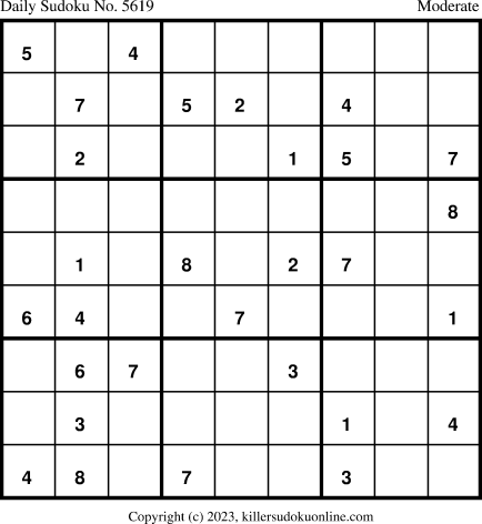 Killer Sudoku for 7/22/2023