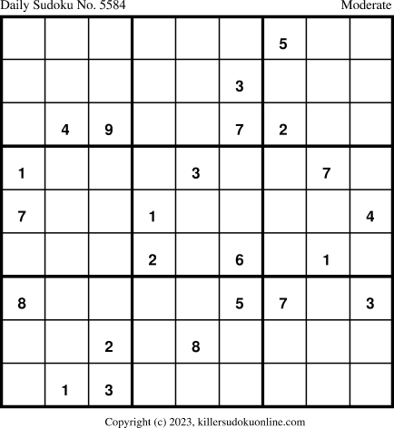 Killer Sudoku for 6/17/2023