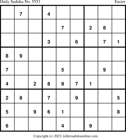 Killer Sudoku for 5/17/2023
