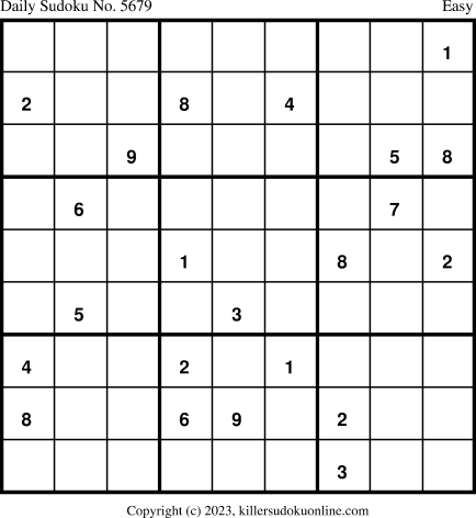 Killer Sudoku for 9/20/2023