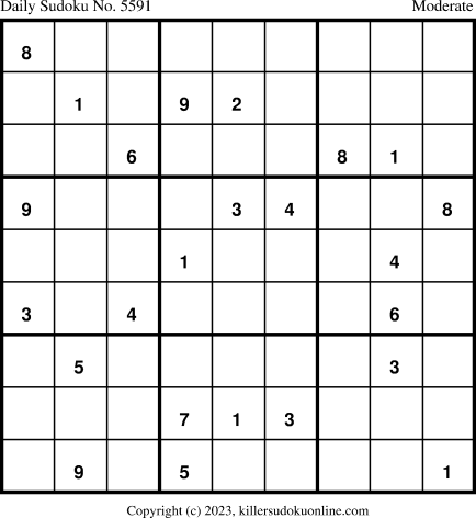 Killer Sudoku for 6/24/2023