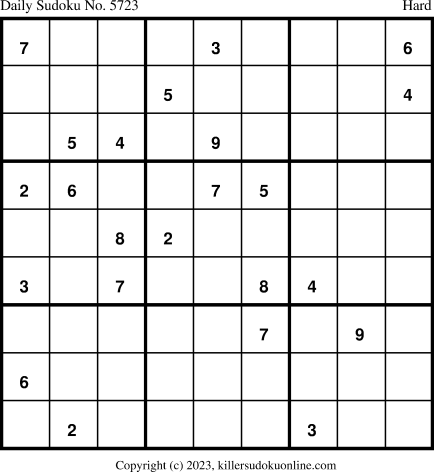 Killer Sudoku for 11/3/2023