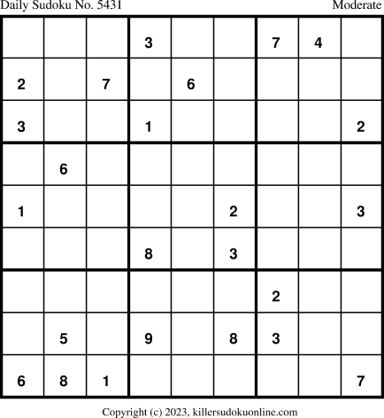Killer Sudoku for 1/15/2023