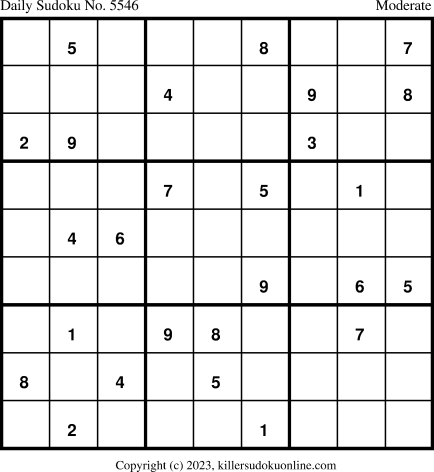 Killer Sudoku for 5/10/2023