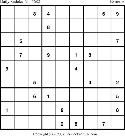 Killer Sudoku for 9/23/2023