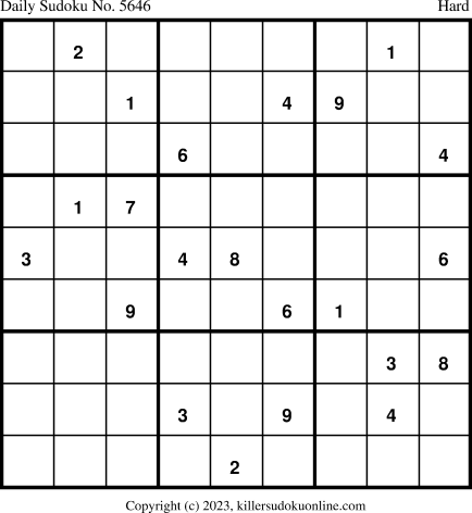 Killer Sudoku for 8/18/2023