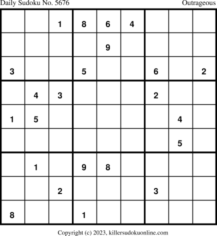 Killer Sudoku for 9/17/2023