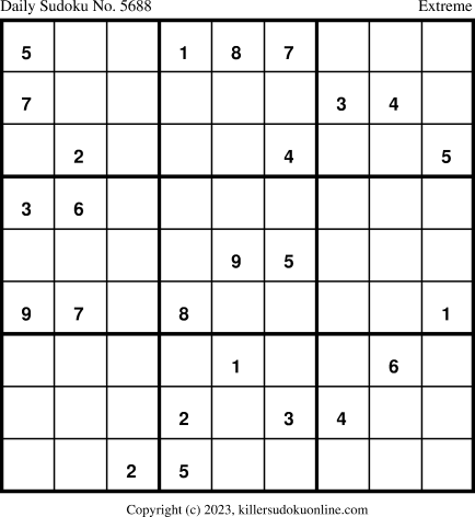 Killer Sudoku for 9/29/2023