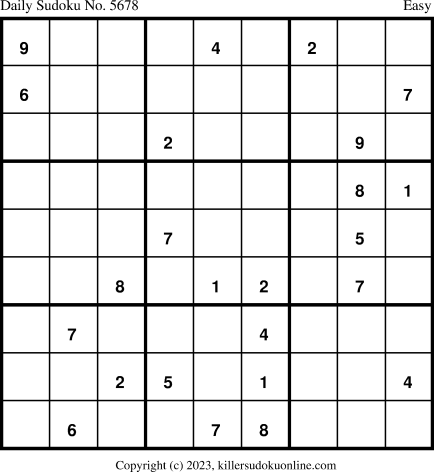 Killer Sudoku for 9/19/2023