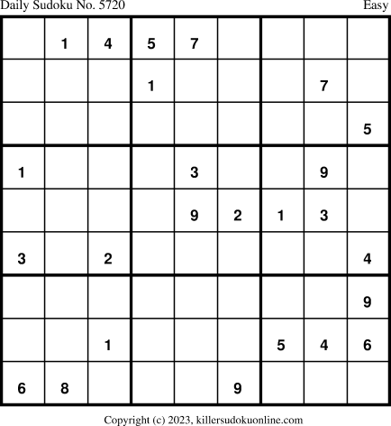 Killer Sudoku for 10/31/2023