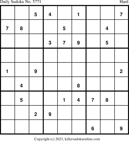 Killer Sudoku for 12/21/2023