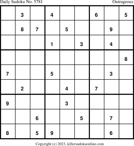 Killer Sudoku for 12/31/2023