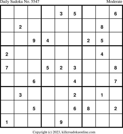 Killer Sudoku for 5/11/2023