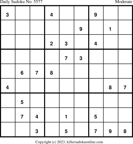 Killer Sudoku for 6/10/2023