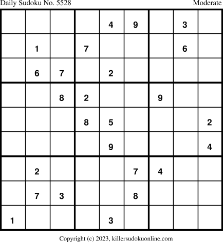 Killer Sudoku for 4/22/2023