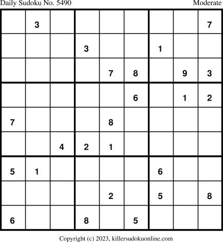 Killer Sudoku for 3/15/2023