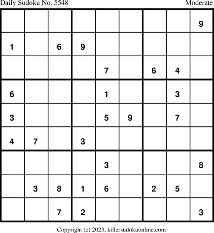 Killer Sudoku for 5/12/2023