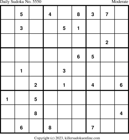 Killer Sudoku for 5/14/2023