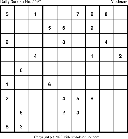 Killer Sudoku for 6/30/2023