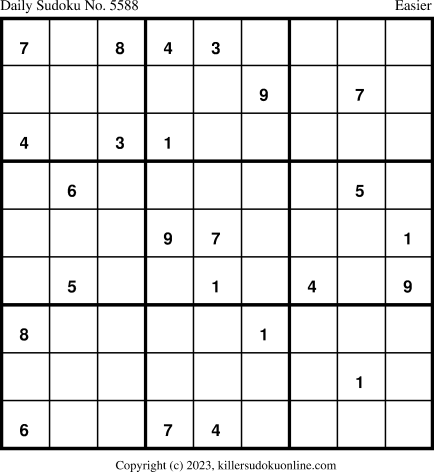 Killer Sudoku for 6/21/2023