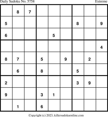 Killer Sudoku for 12/8/2023