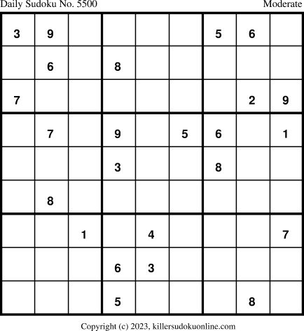 Killer Sudoku for 3/25/2023
