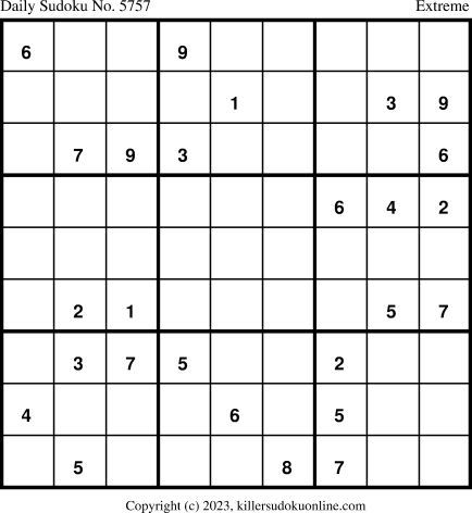 Killer Sudoku for 12/7/2023