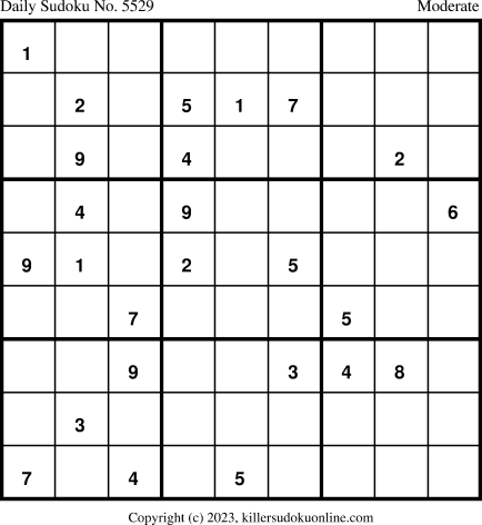 Killer Sudoku for 4/23/2023