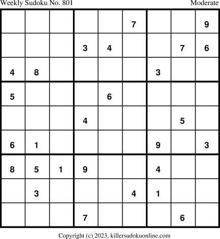 Killer Sudoku for 7/10/2023