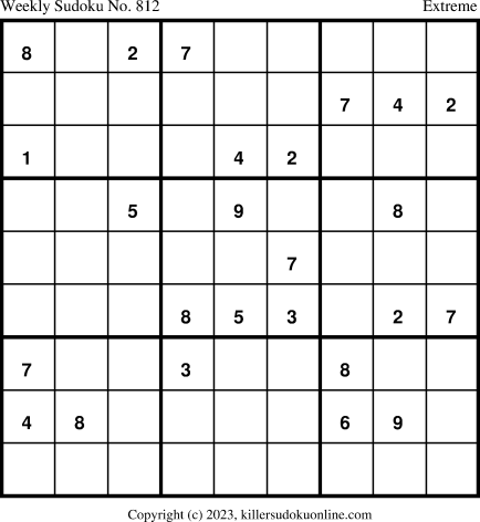 Killer Sudoku for 9/25/2023
