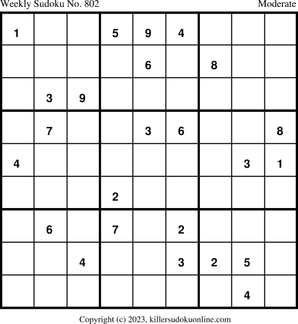 Killer Sudoku for 7/17/2023