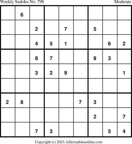 Killer Sudoku for 6/19/2023