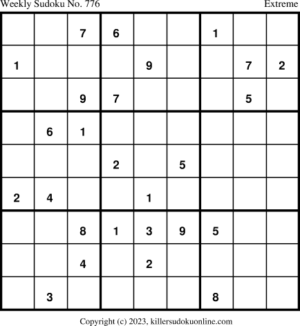 Killer Sudoku for 1/16/2023