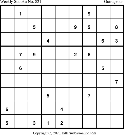 Killer Sudoku for 11/27/2023