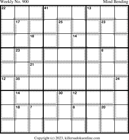 Killer Sudoku for 4/3/2023