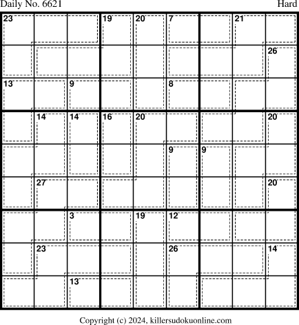 Killer Sudoku for 2/3/2024