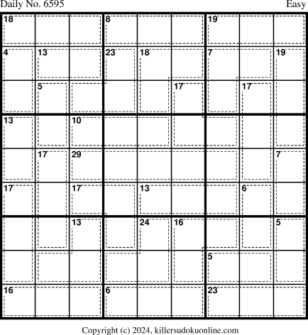 Killer Sudoku for 1/8/2024