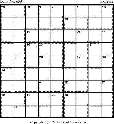 Killer Sudoku for 1/7/2024
