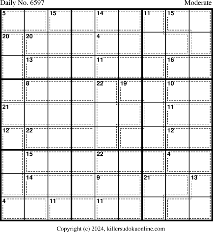 Killer Sudoku for 1/10/2024