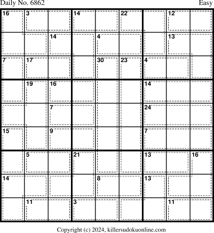 Killer Sudoku for 10/1/2024