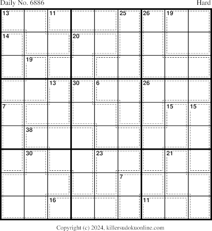 Killer Sudoku for 10/25/2024