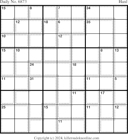 Killer Sudoku for 10/12/2024