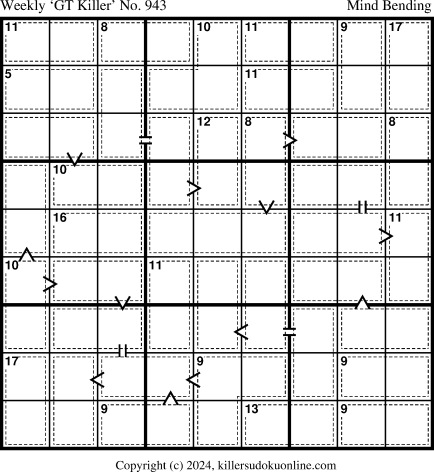 Killer Sudoku for 5/6/2024