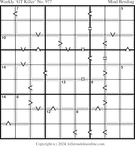 Killer Sudoku for 12/30/2024