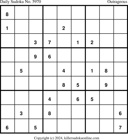 Killer Sudoku for 7/7/2024