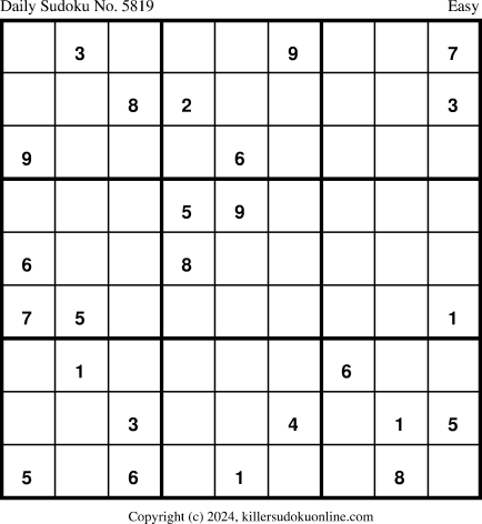 Killer Sudoku for 2/7/2024