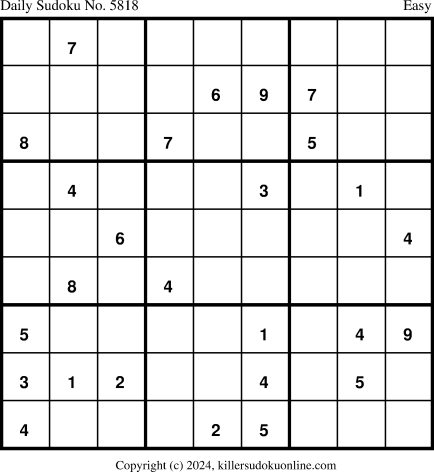 Killer Sudoku for 2/6/2024